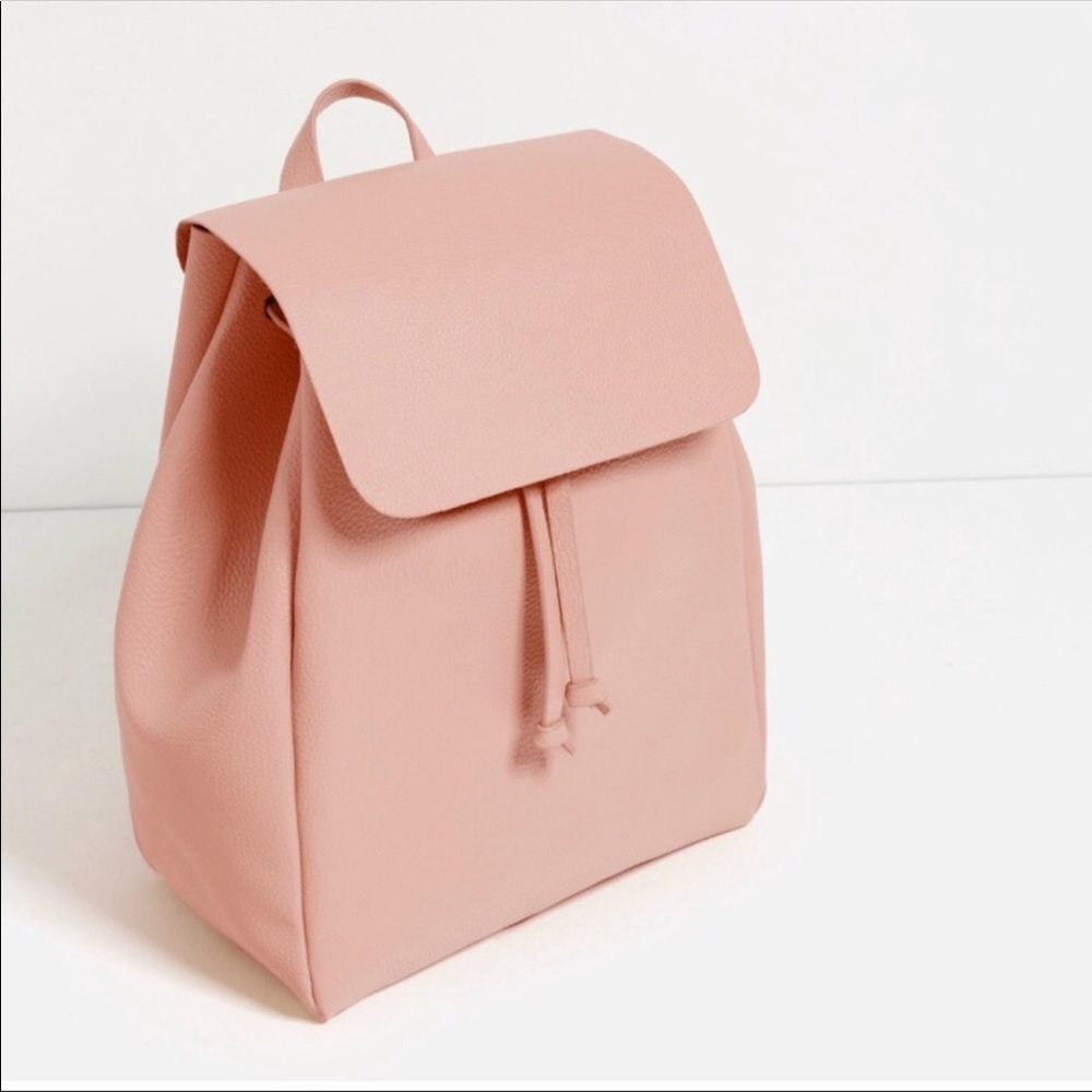 Sold Out pink leather backpack - Picture 2 of 7
